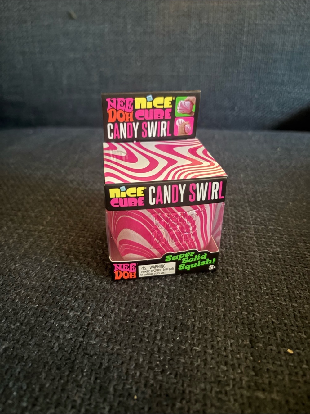 Needoh Candy Swirl Nice Cube Squishy Stress To